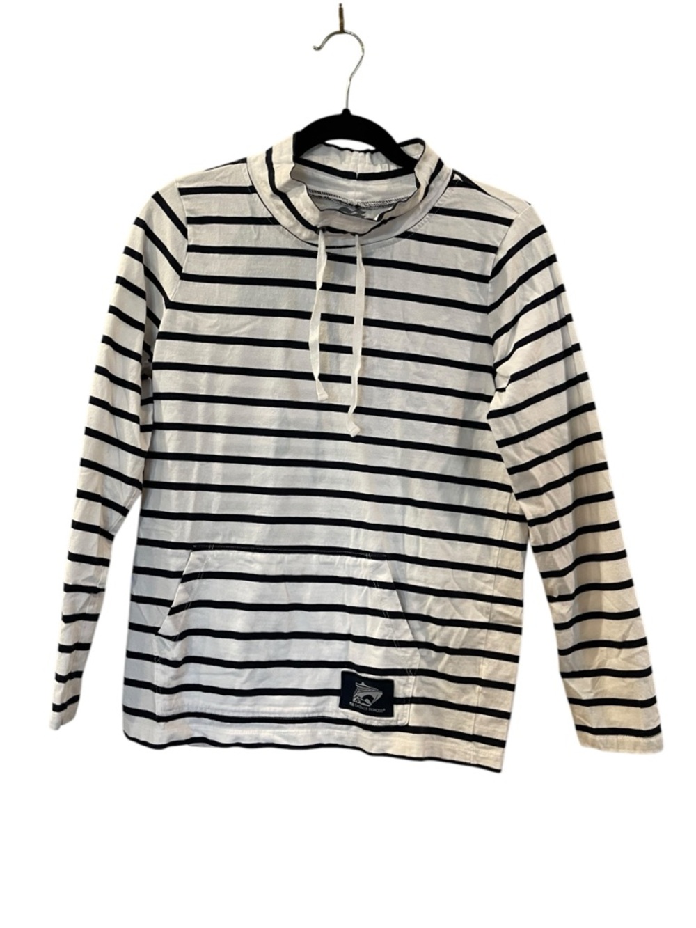 Princess Cruises Womens Blue White Striped Long Sleeve Nautical Top Shirt Medium
